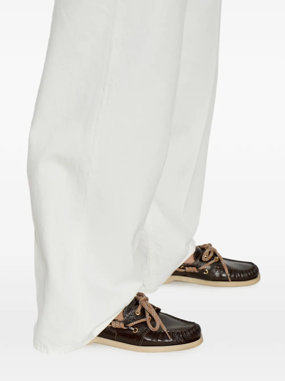 Golden Goose Cruise loafers van glanzend donkerbruin leer