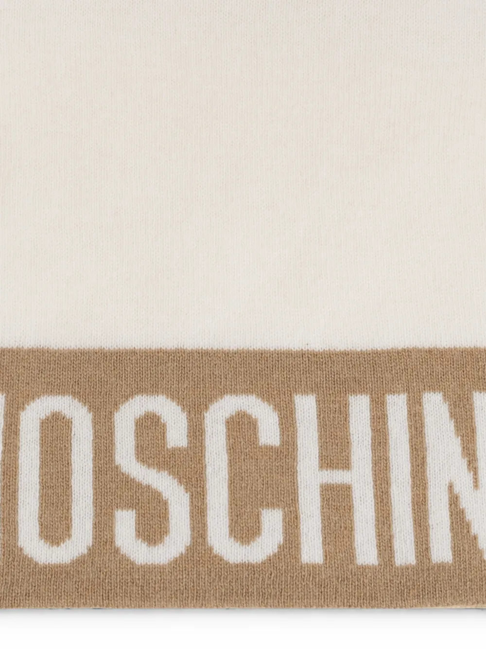 Moschino Intarsia sjaal Wit