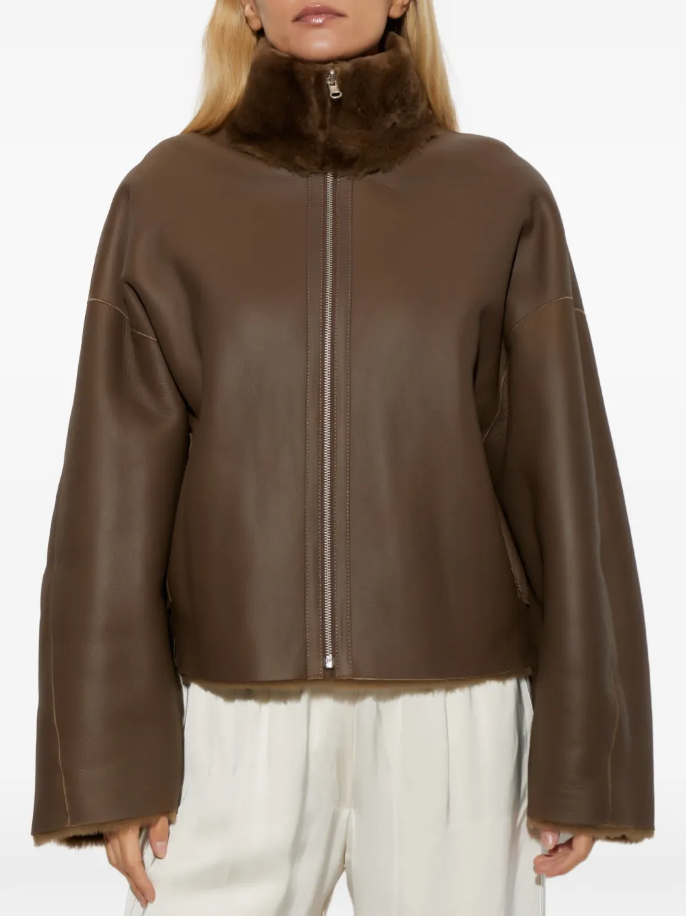 Arma Indy omkeerbare lammy jas Bruin
