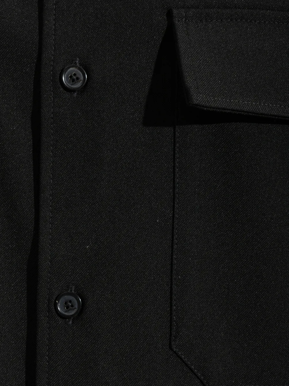 Courrèges Twill overhemd Zwart
