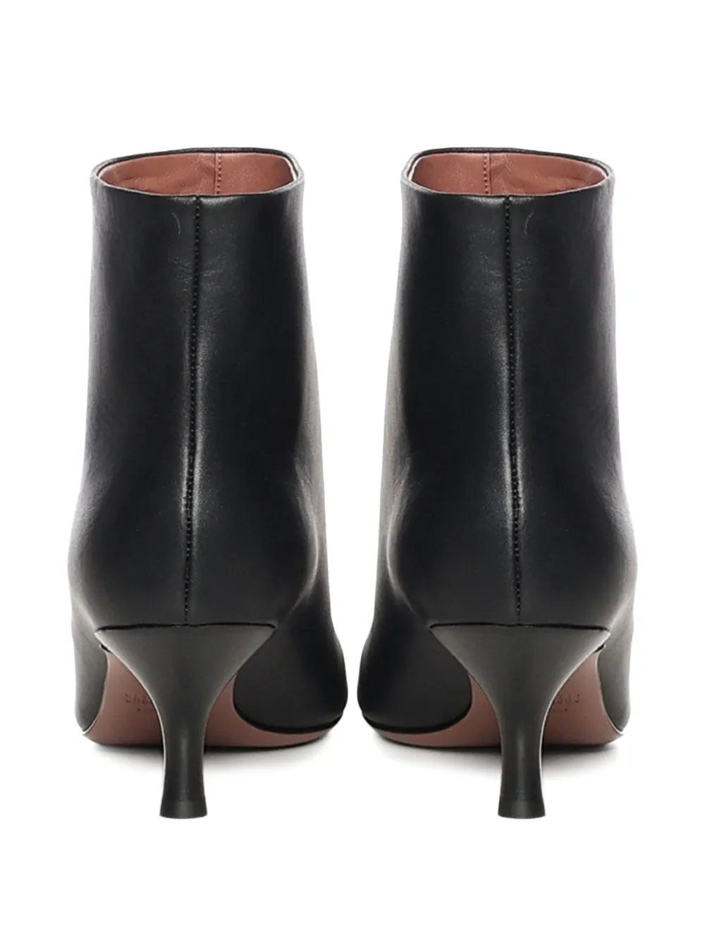 Paris Texas Rose leather ankle boots Zwart