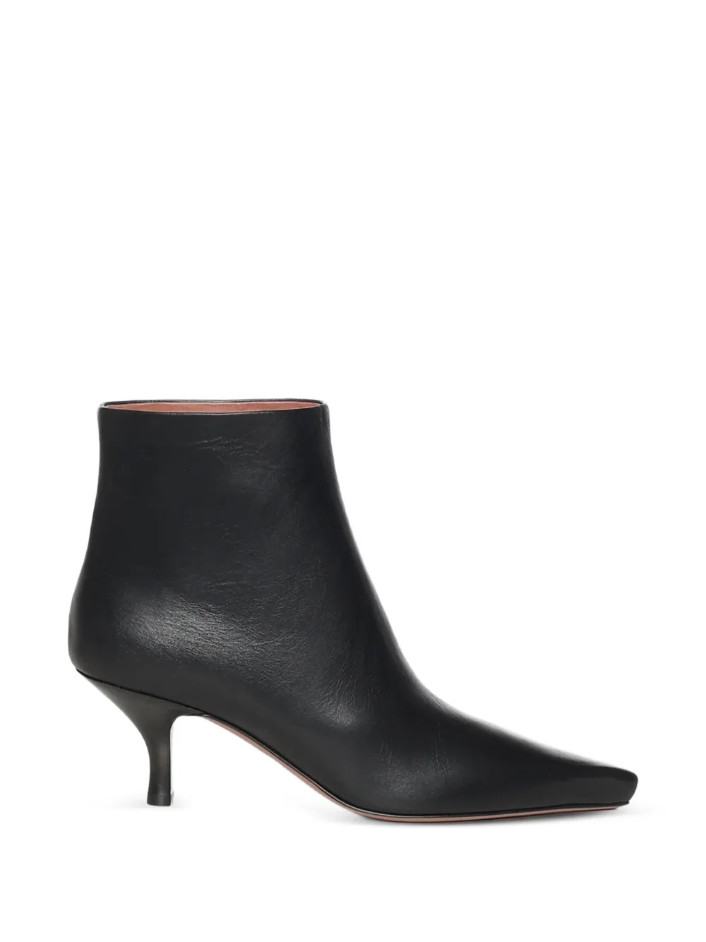 Paris Texas Rose leather ankle boots Zwart