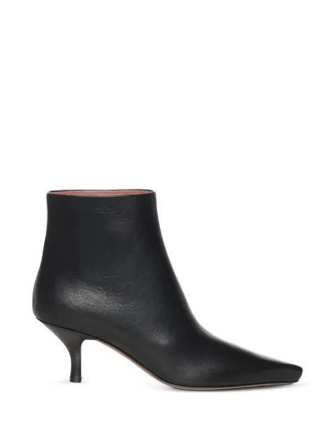 Paris Texas botines Rose de piel