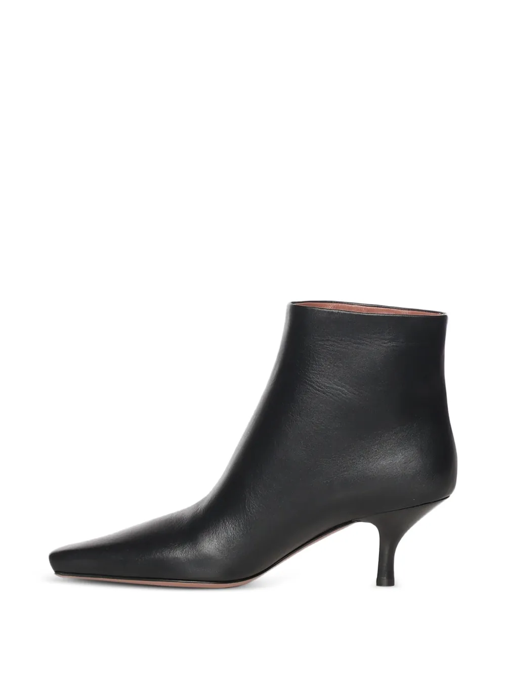 Paris Texas Rose leather ankle boots Zwart