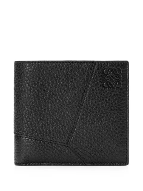 LOEWE Puzzle bifold coin wallet in supple grained calfskin