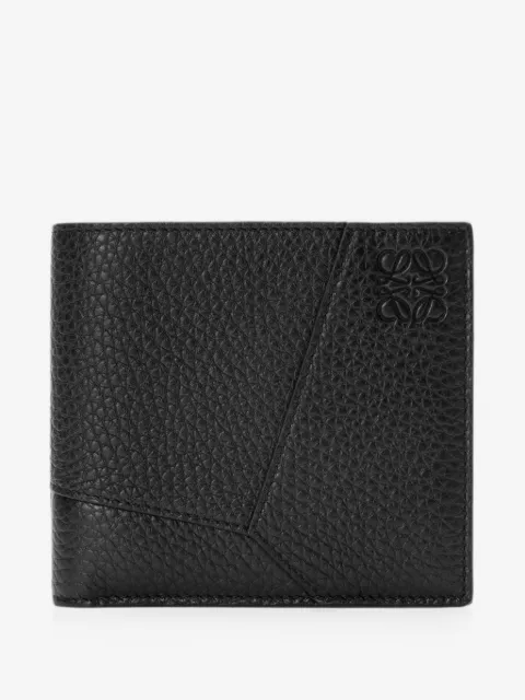 LOEWE Puzzle bifold coin wallet in supple grained calfskin