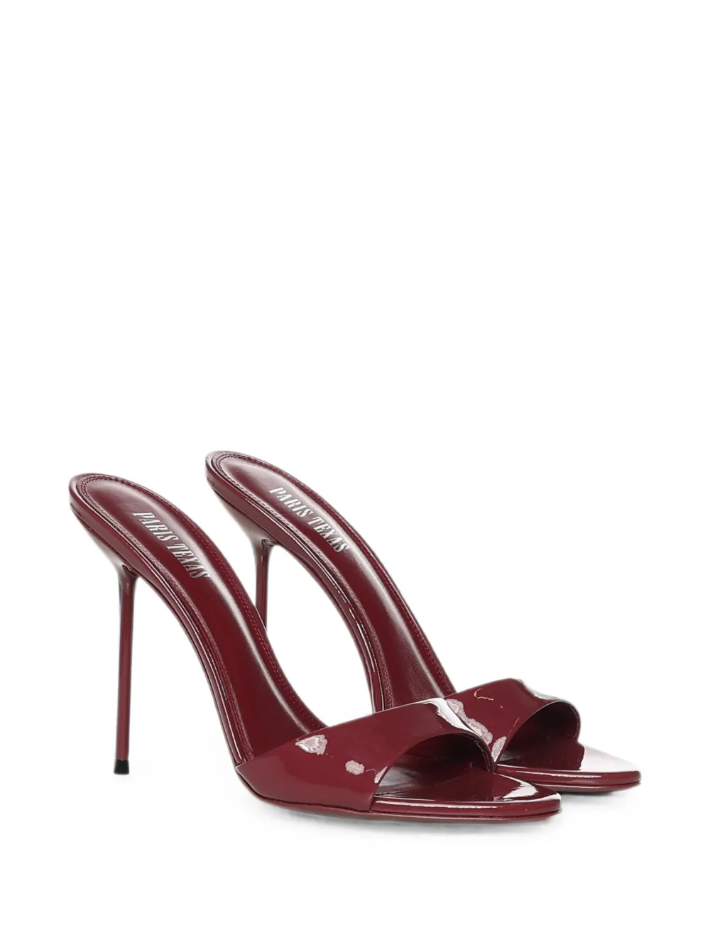 Paris Texas Lidia patent leather mules Rood