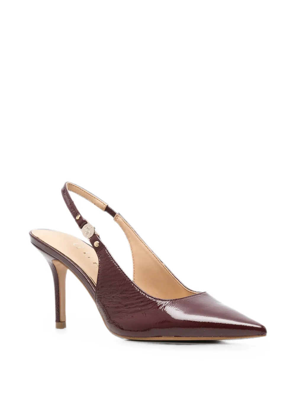 GUESS USA Slingback pumps met puntige neus Rood