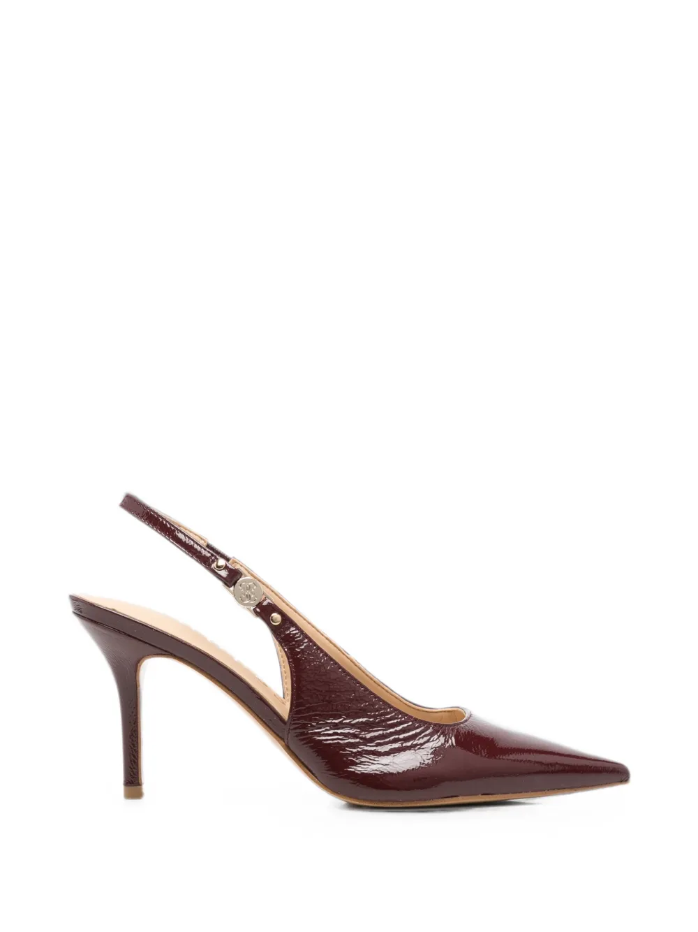 Guess Usa Pointed-toe Slingback Pumps In Red