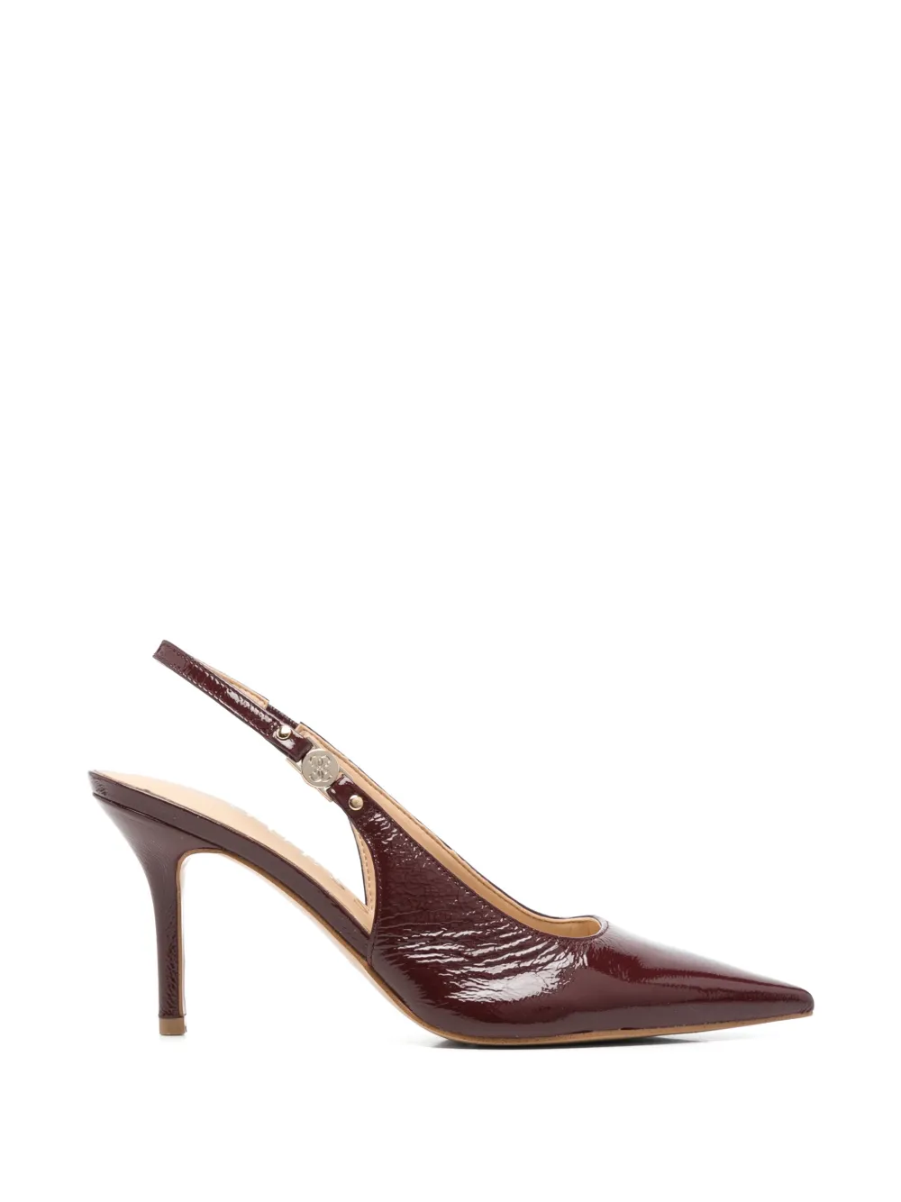 GUESS USA Slingback pumps met puntige neus Rood