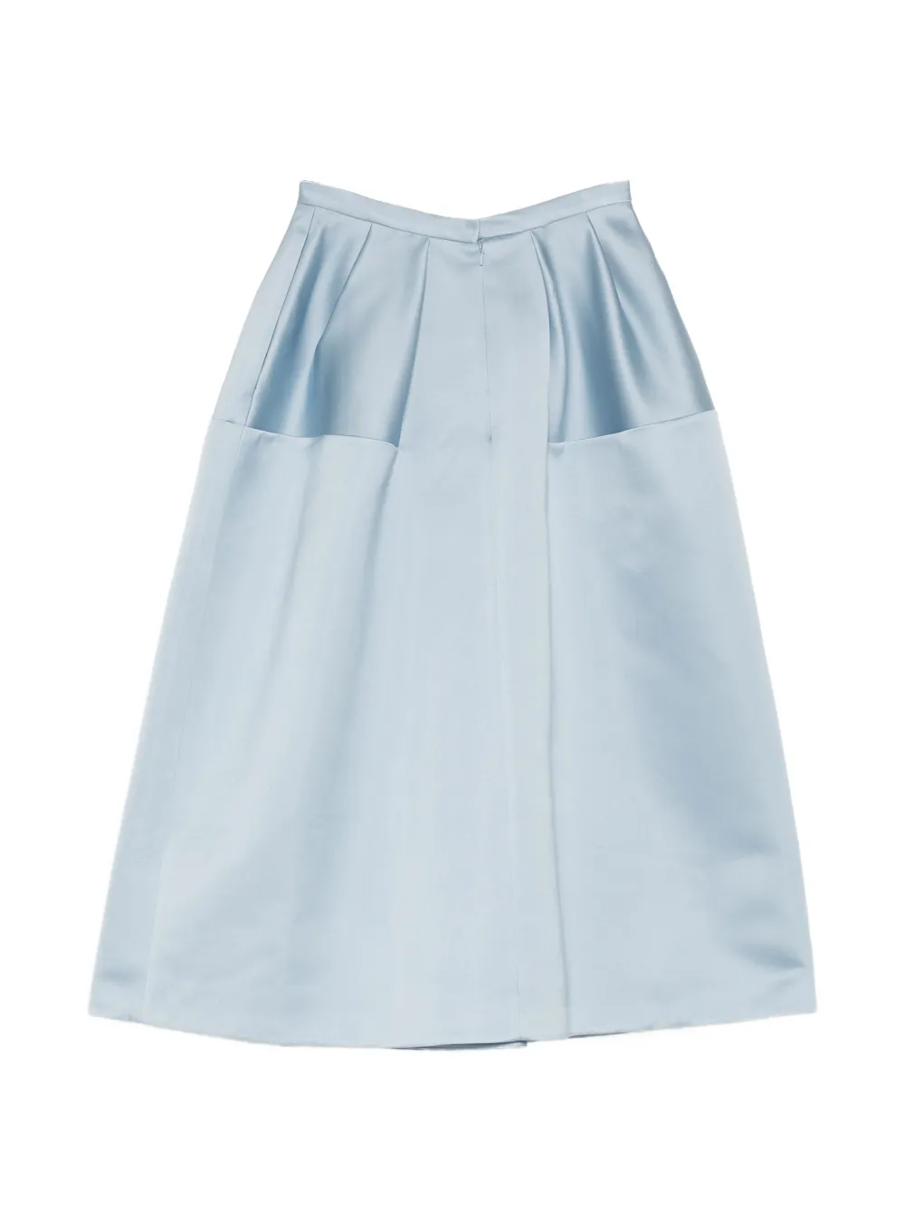 Dice Kayek Geplooide rok met satijnen afwerking Blauw