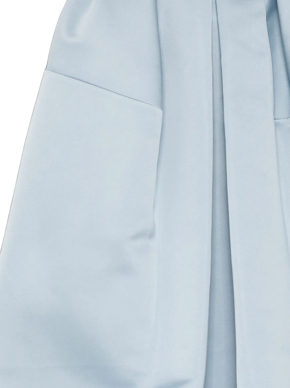 Dice Kayek Geplooide rok met satijnen afwerking Blauw