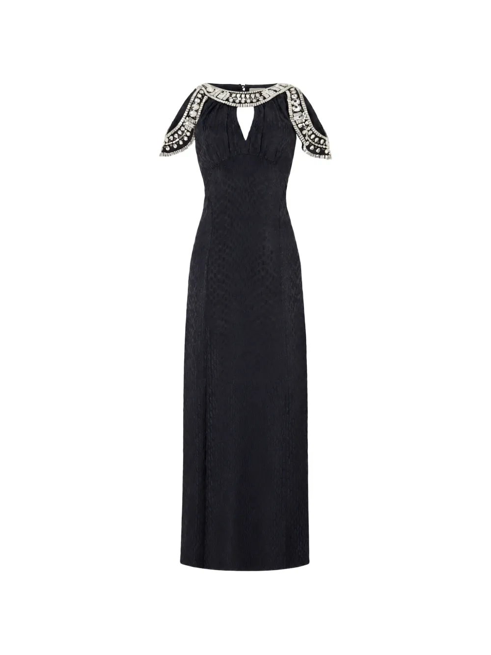 Temperley London Pyramus cold-shoulder midi dress Zwart