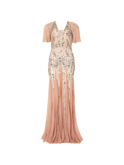 Temperley London crystal-embellished Venus gown