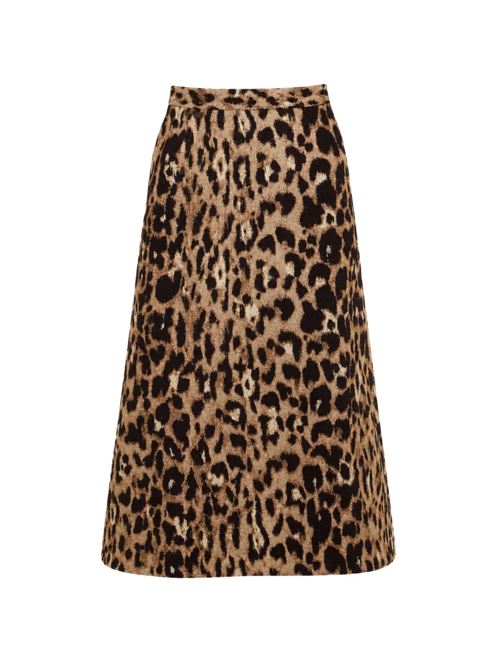Temperley London Gonna midi Amara leopardata - Marrone