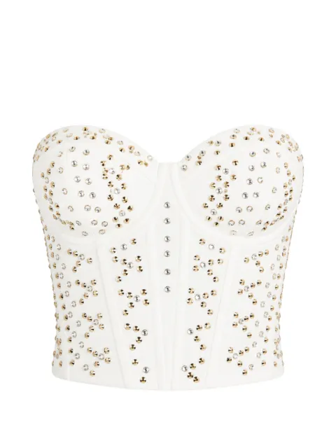 Temperley London top estilo corset Oberon con apliques