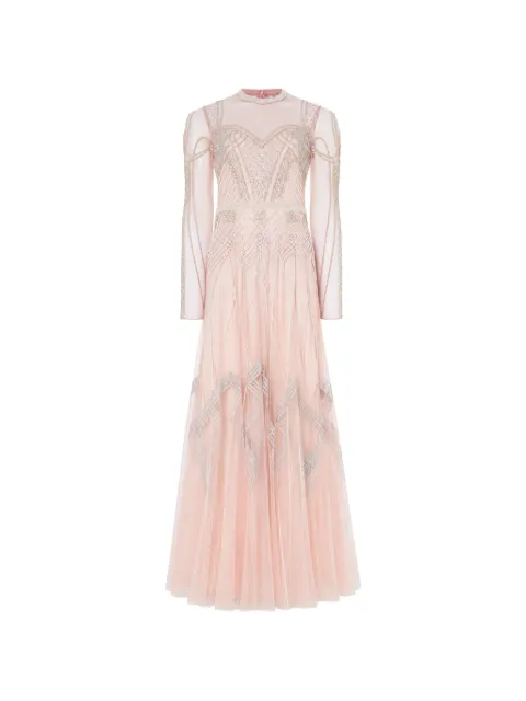 Temperley London vestido de fiesta Persephone con cuentas