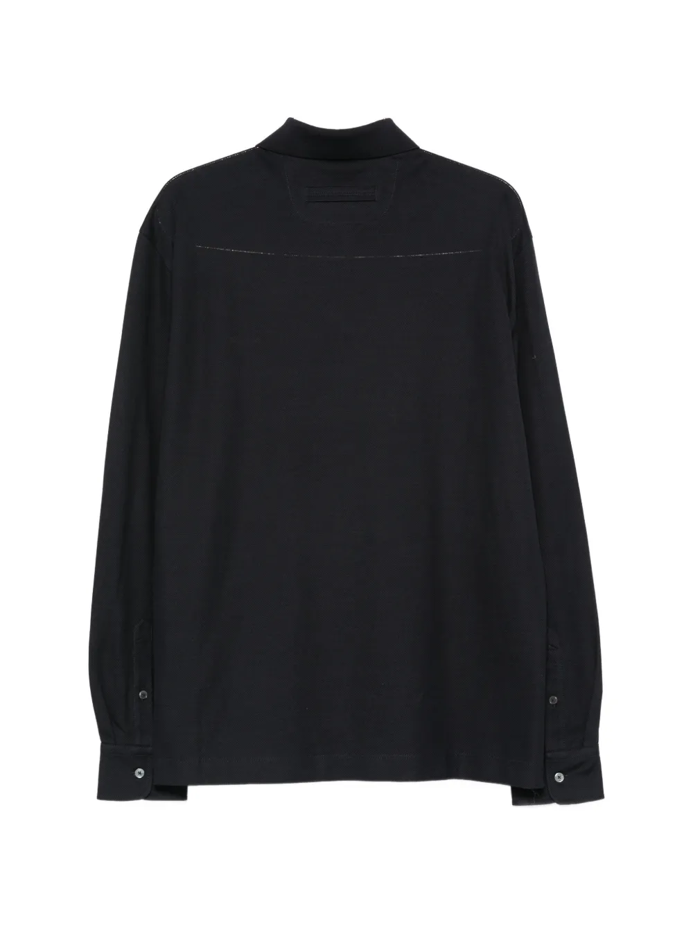Zegna Poloshirt met lange mouwen Blauw