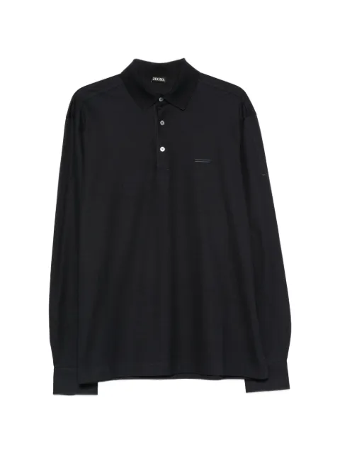 Zegna long-sleeve polo shirt