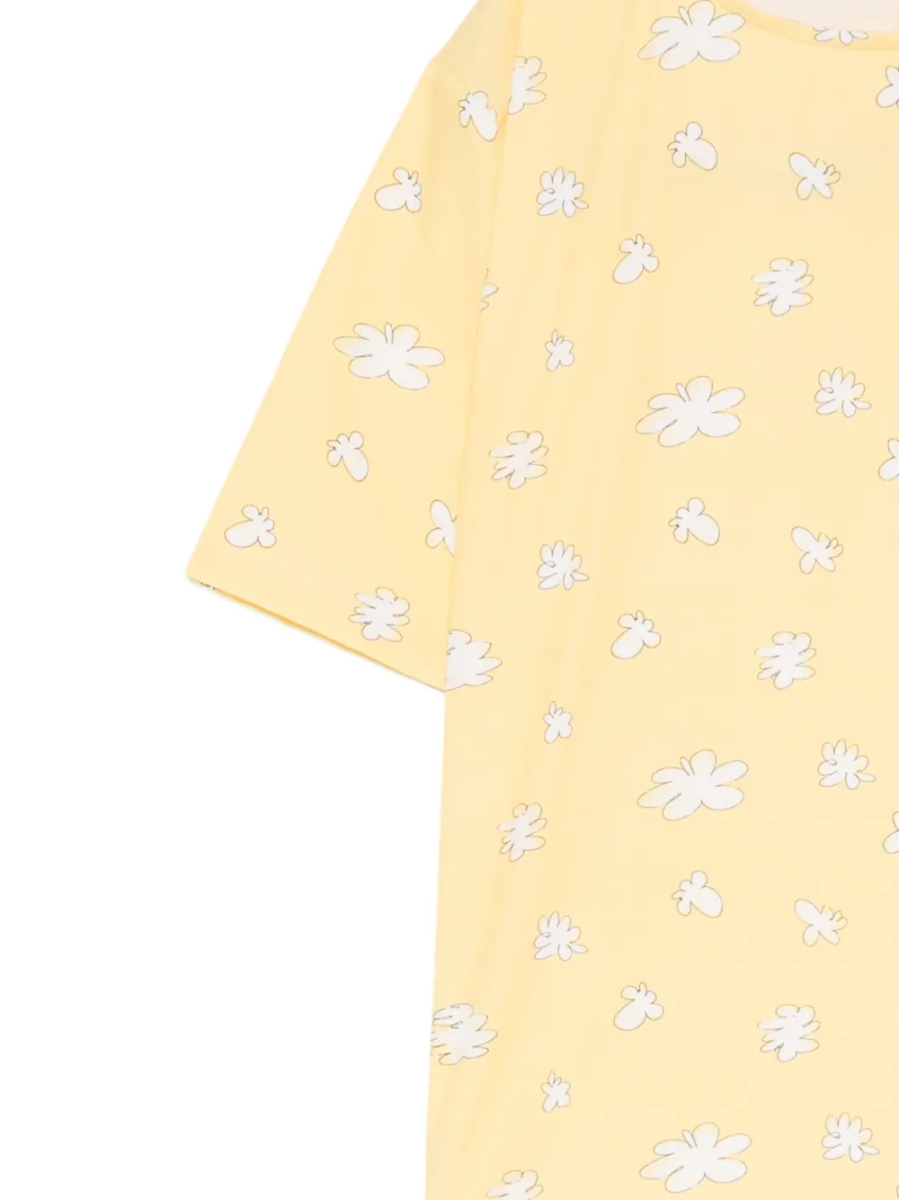 KINDRED crew-neck T-shirt Geel