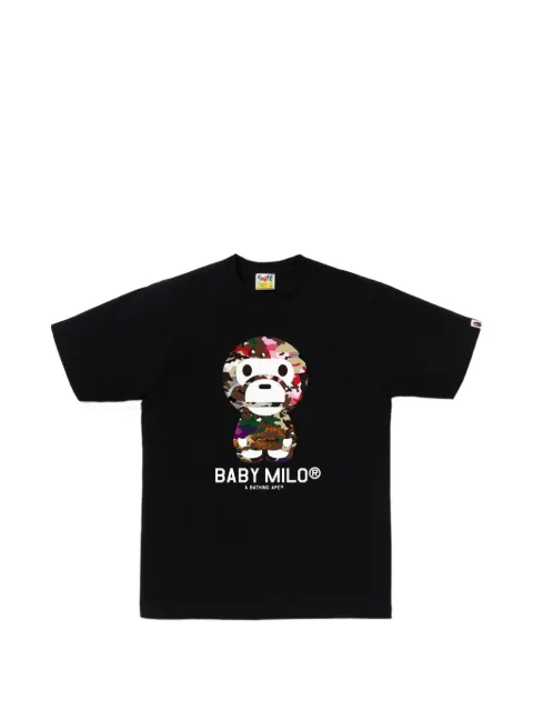 A BATHING APE® Baby Milo camo-print T-shirt