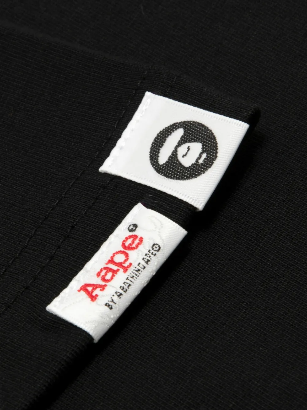 AAPE BY *A BATHING APE T-shirt met grafische print Zwart
