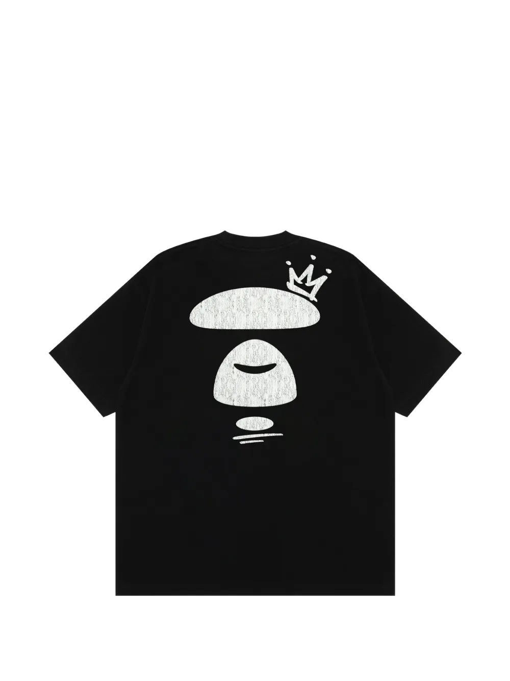 AAPE BY *A BATHING APE Katoenen T-shirt met logoprint Zwart
