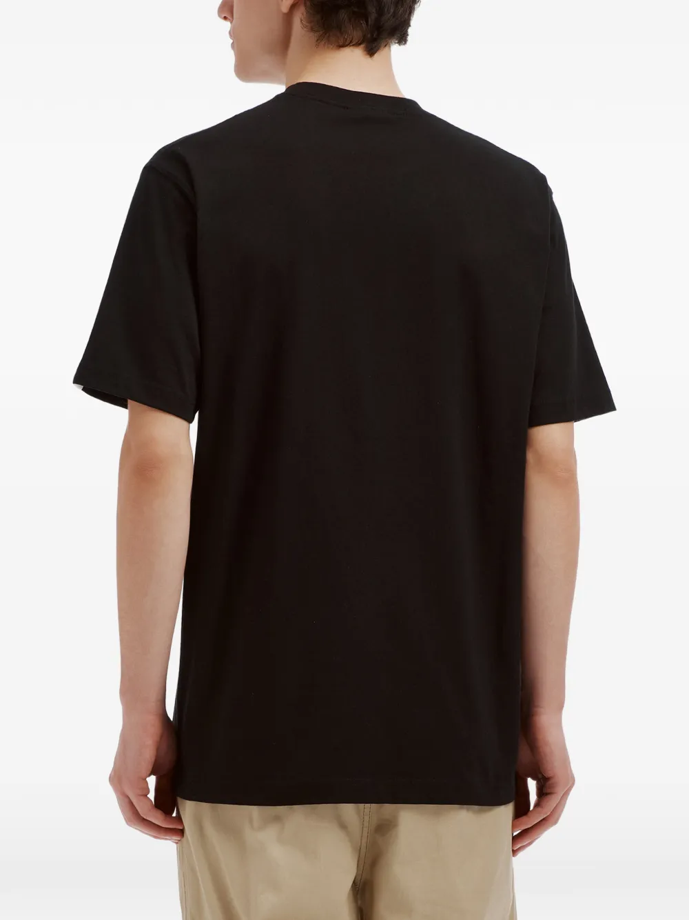 FINGERCROXX T-shirt met logopatch Zwart