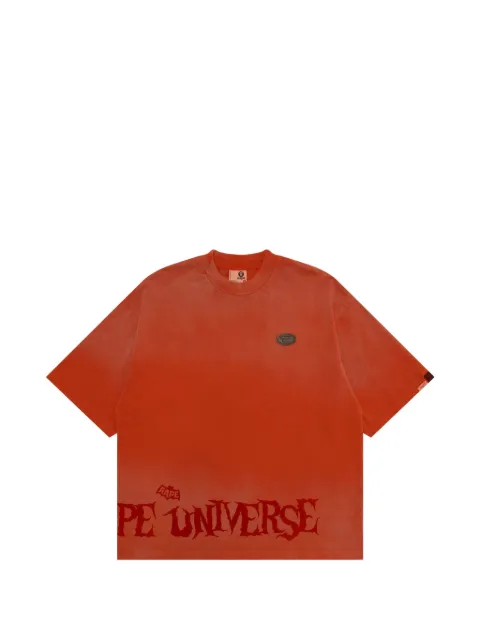 AAPE BY *A BATHING APE® logo-print cotton T-shirt