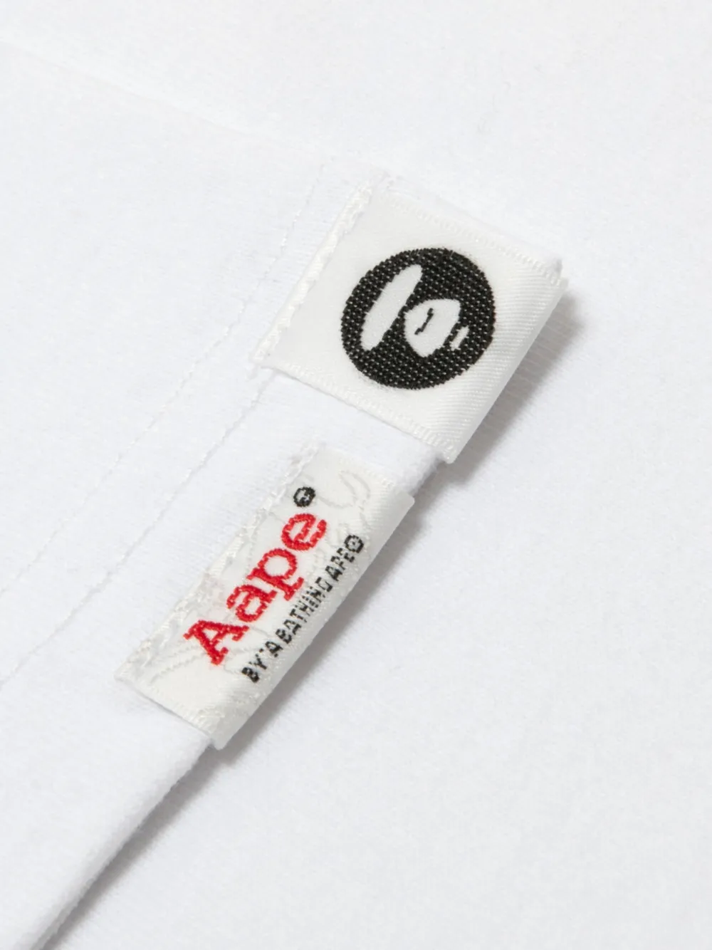 AAPE BY *A BATHING APE T-shirt met grafische print Wit