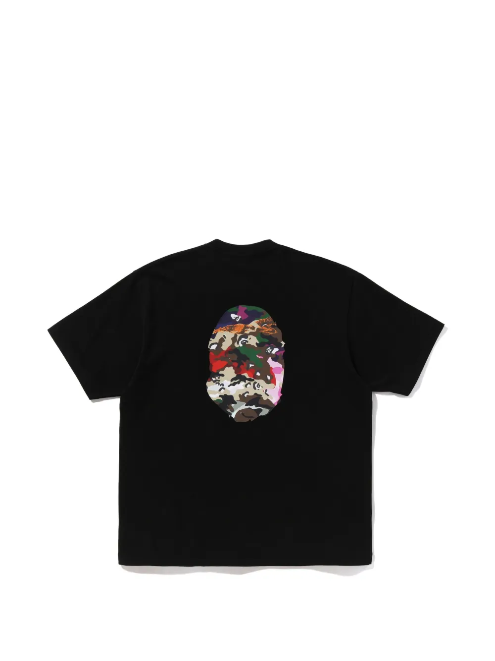 A BATHING APE Hybrid Camo Ape Head ruimvallend T-shirt Zwart