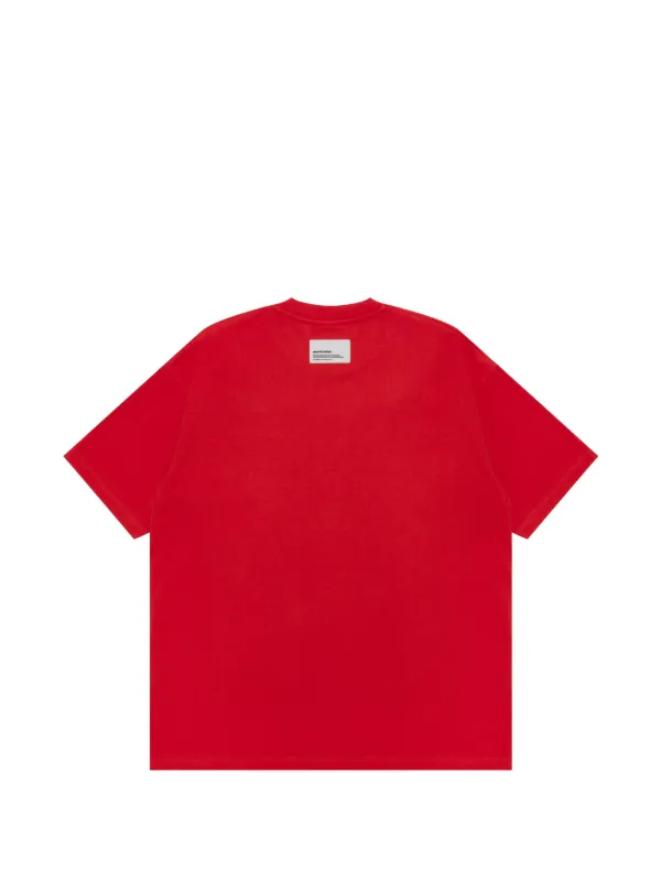 AAPE BY *A BATHING APE® logo-patch T-shirt | レッド | FARFETCH JP