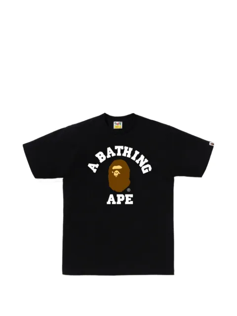 A BATHING APE® short sleeve college tee