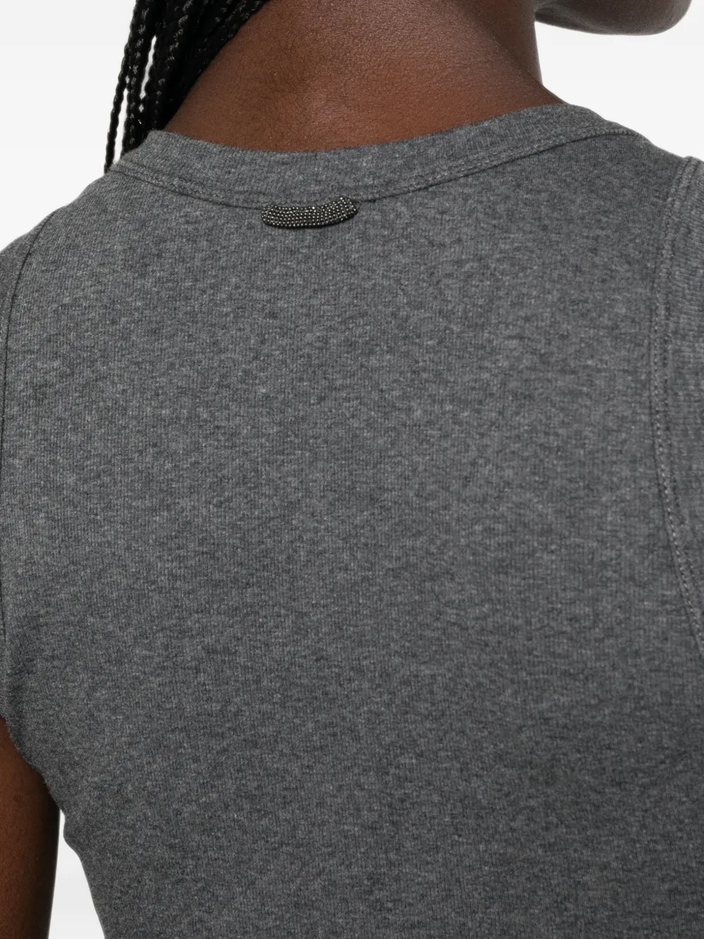 Brunello Cucinelli Tanktop met detail Grijs