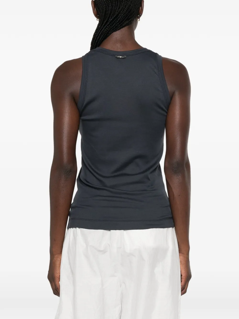 Brunello Cucinelli Ribgebreide tanktop Grijs