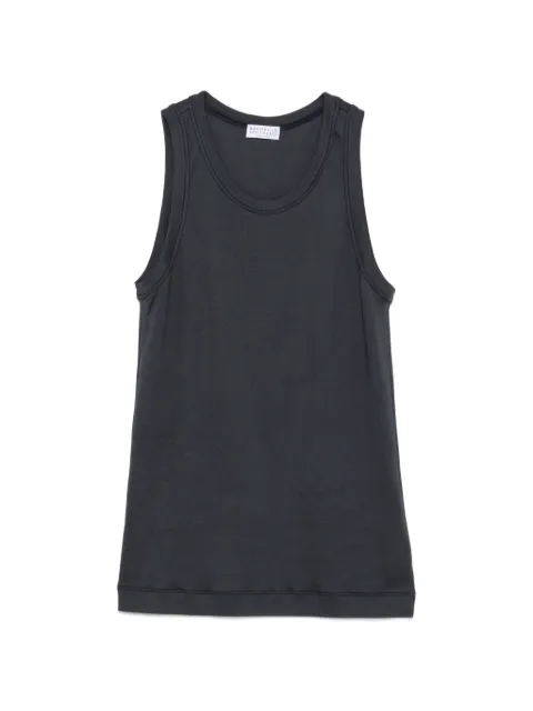 Brunello Cucinelli ribbed-knit tank top