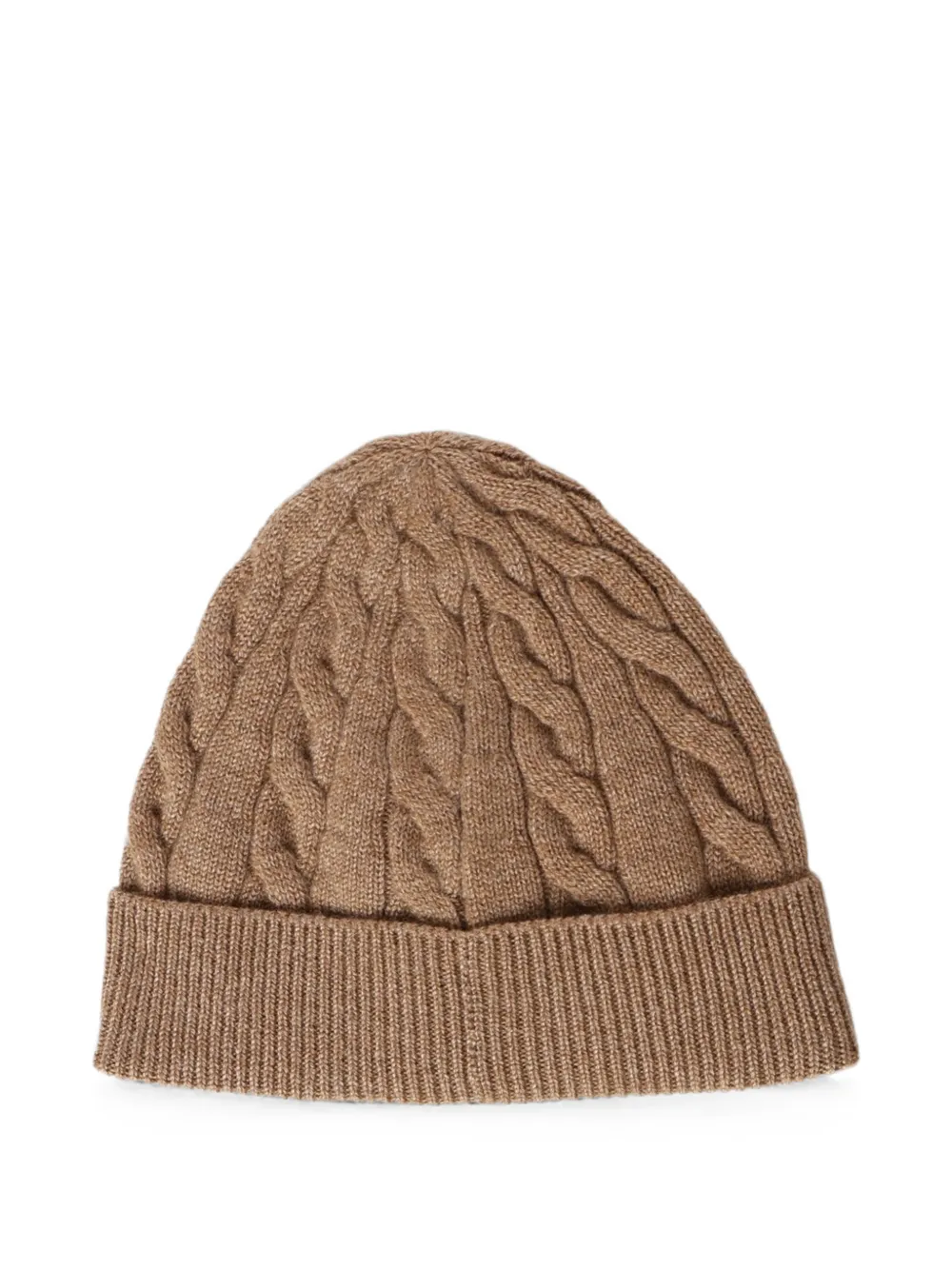 Loro Piana Cedar cable-knit beanie hat - Marrone