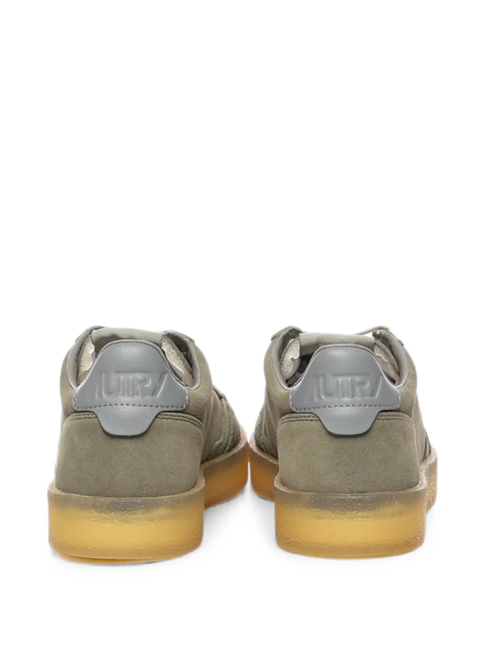 Autry Medalist suede perforated sneakers Groen
