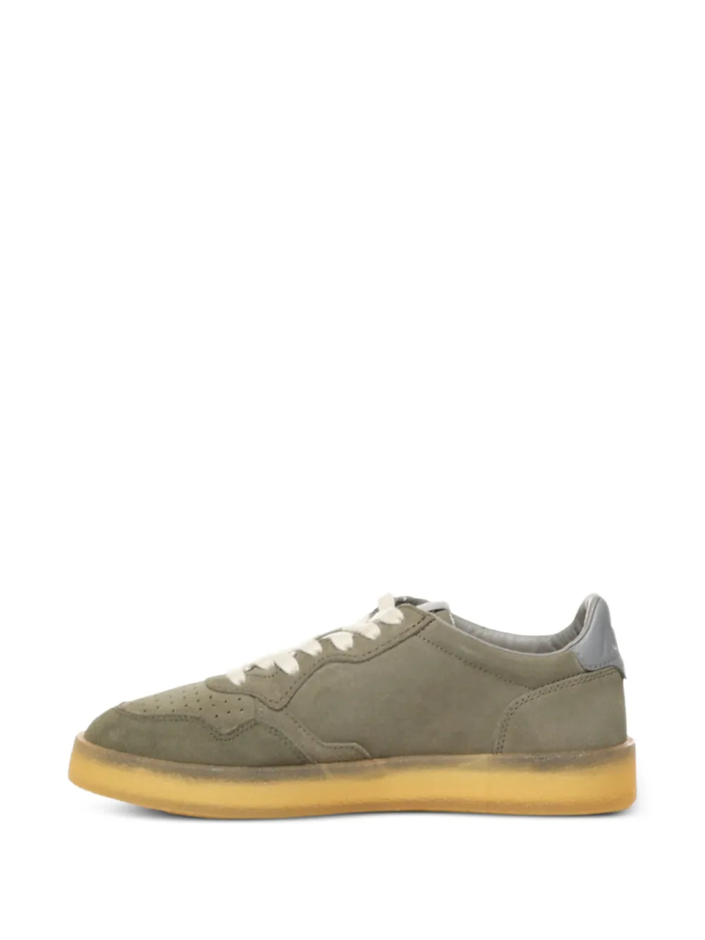 Autry Medalist suede perforated sneakers Groen