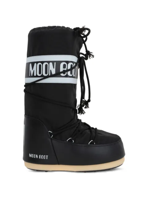 Moon Boot Icon black nylon boots