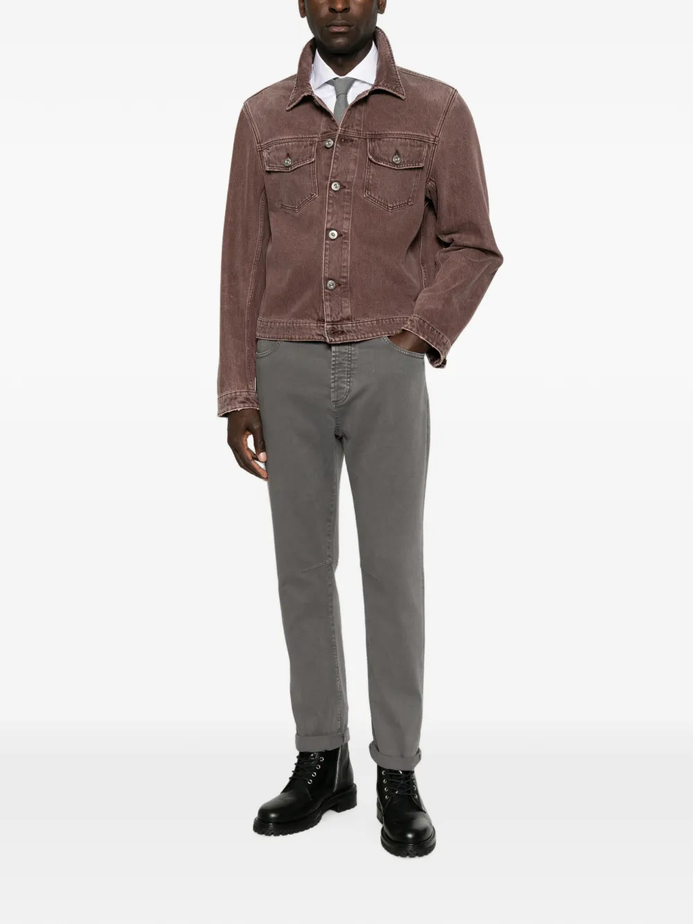 Brunello Cucinelli Straight jeans Grijs