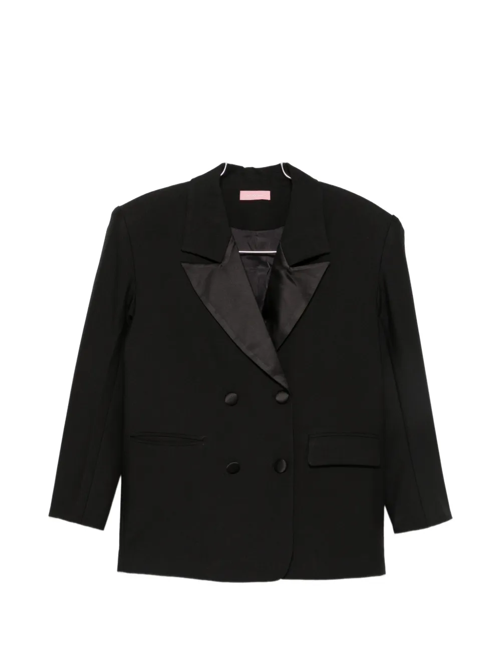 TWENTY FOURHAITCH double-breasted peak-lapels jacket - Nero