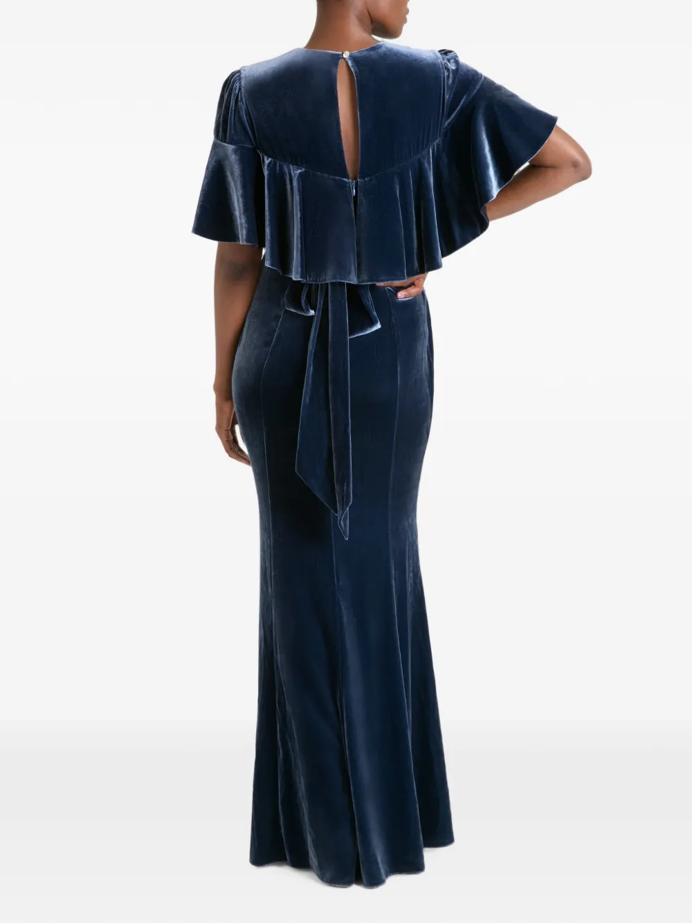 Temperley London Ashcombe maxi-dress Blauw