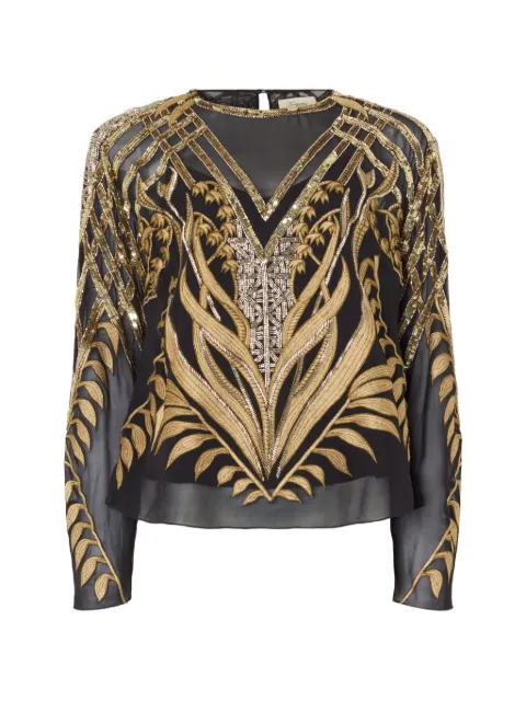 Temperley London Horatio sequin-embellished blouse