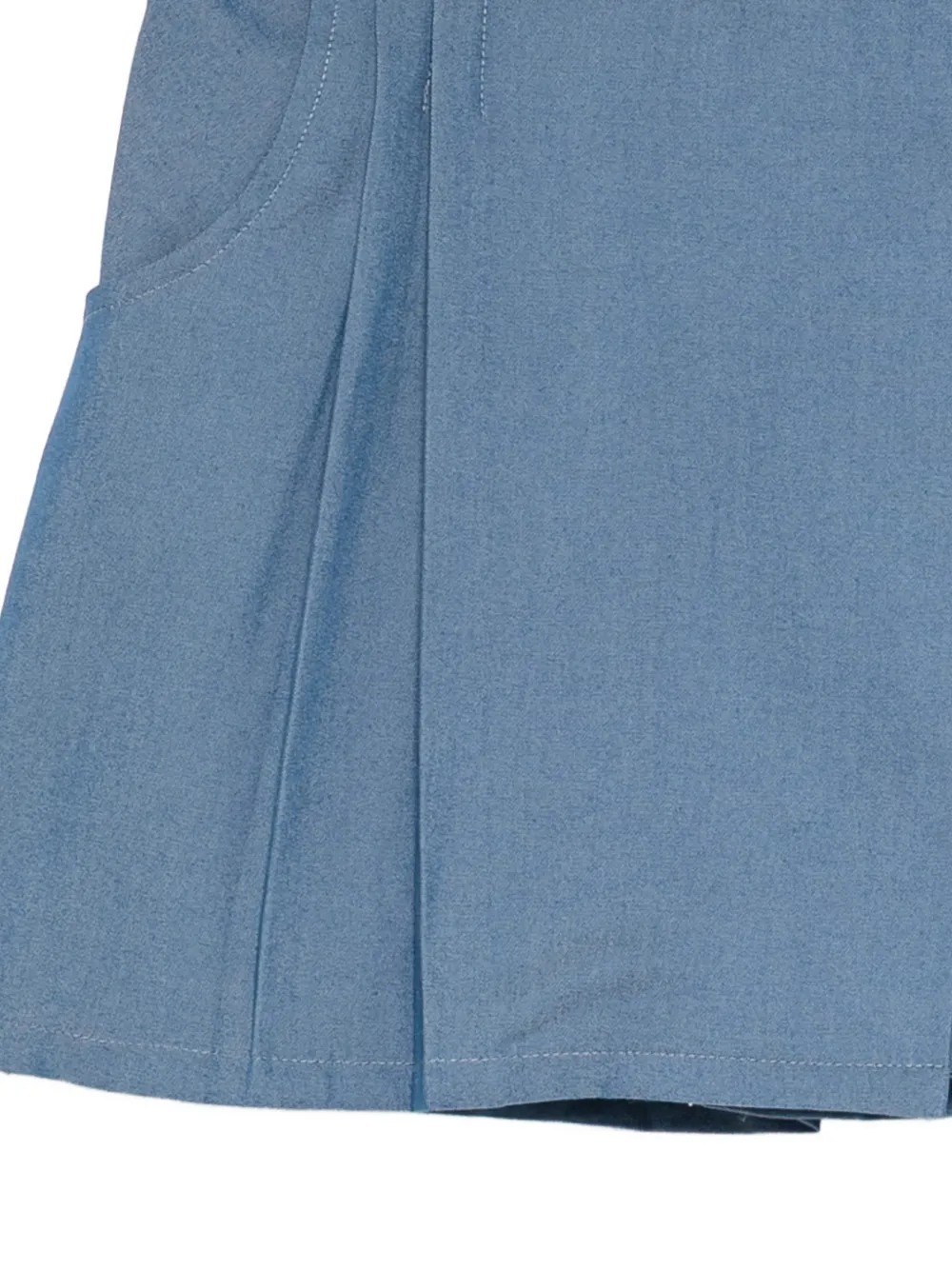KINDRED Geplooide skort met A-lijn Blauw