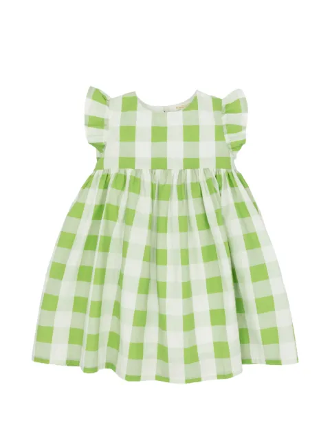KINDRED gingham ruffled dress
