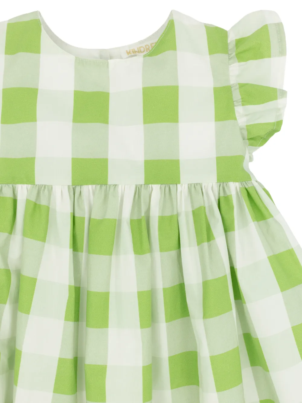 KINDRED Jurk met gingham ruit Groen