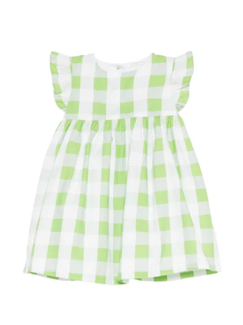 KINDRED vestido a cuadros gingham con volantes