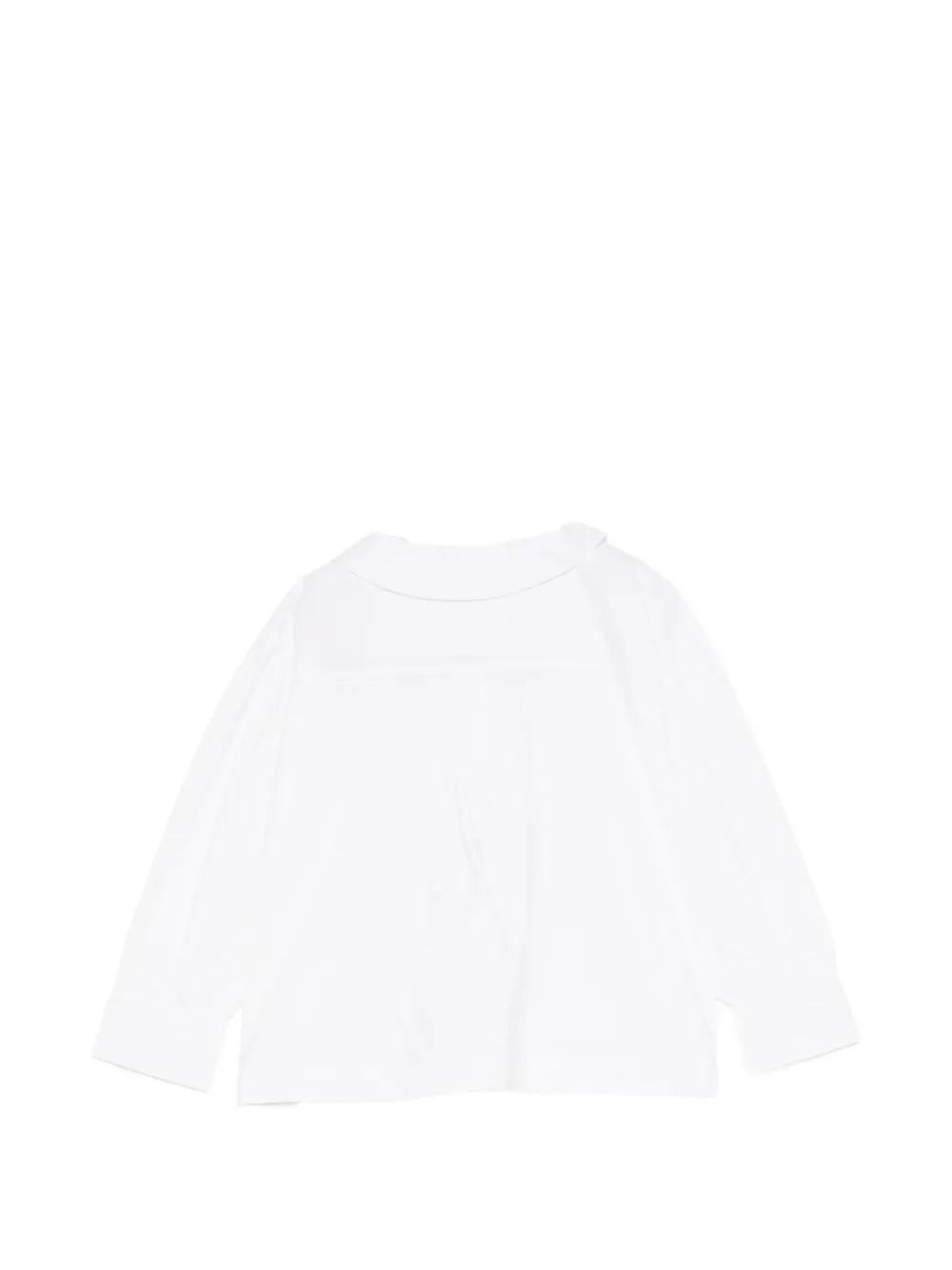 KINDRED Shirt met Peter Pan-kraag en lange mouwen Wit