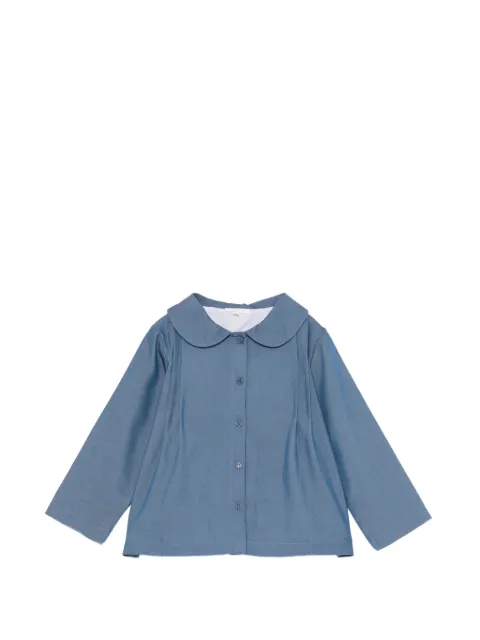 KINDRED Peter Pan collar pleated jacket